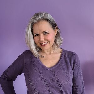 Purple Long Sleeve Top